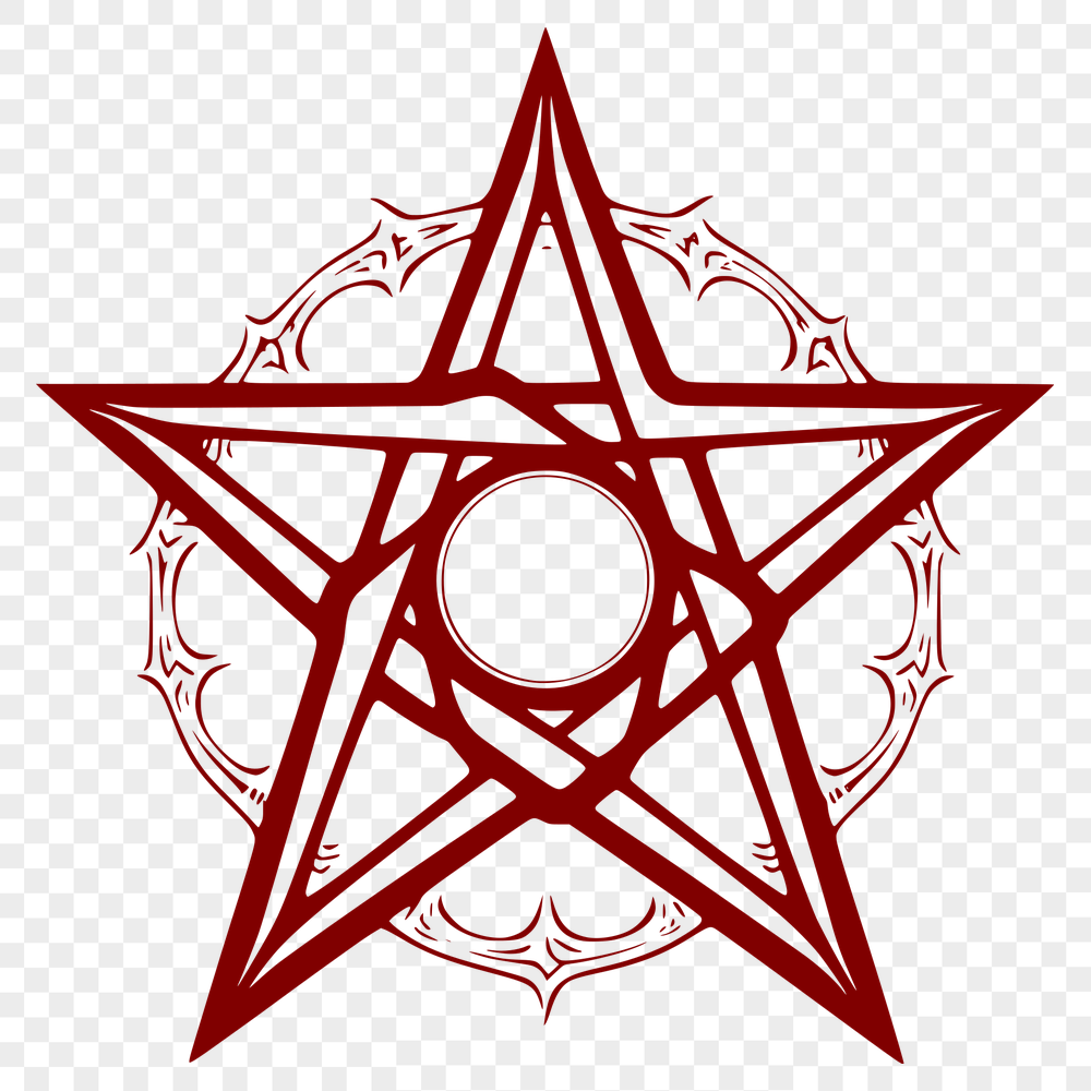 Free Unique Pentagram Vector Drawing