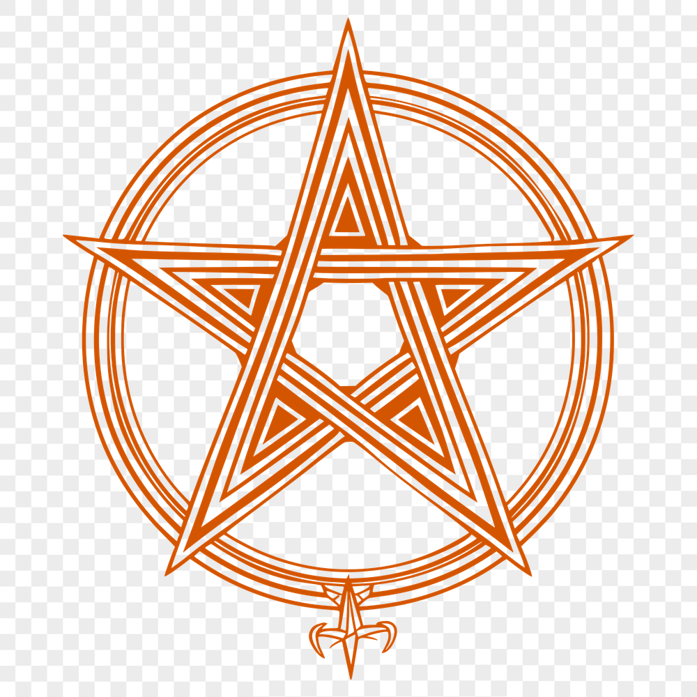 Unique Pentagram Illustration