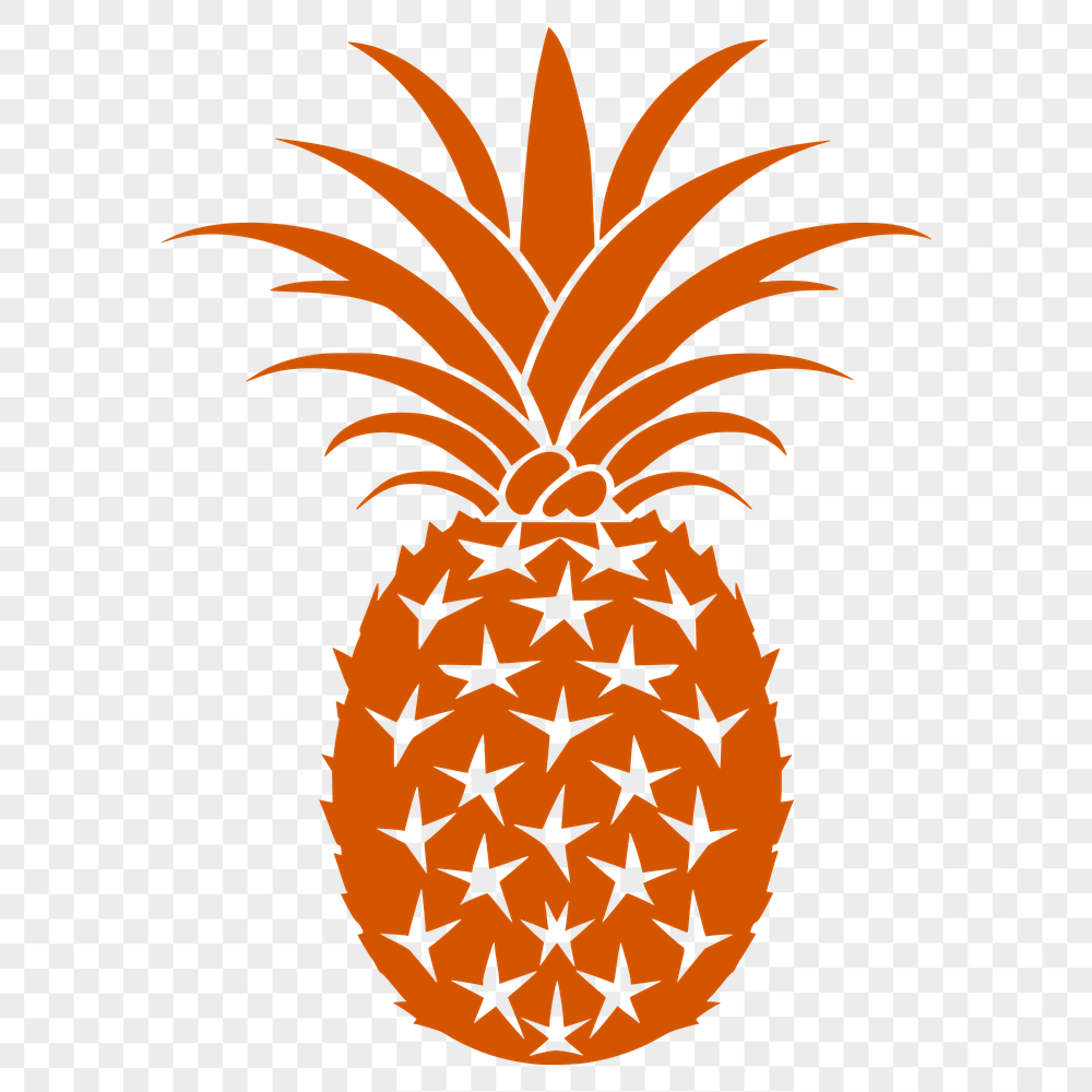 Creative Pineapple In SVG & DXF