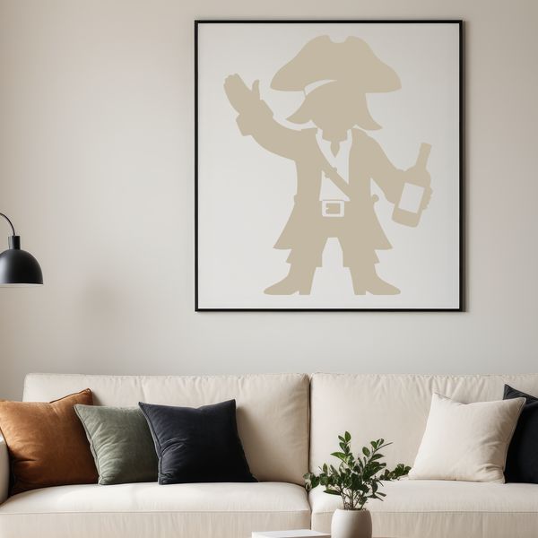 A free vector image of a pirate illustration suitable for commercial or personal use.