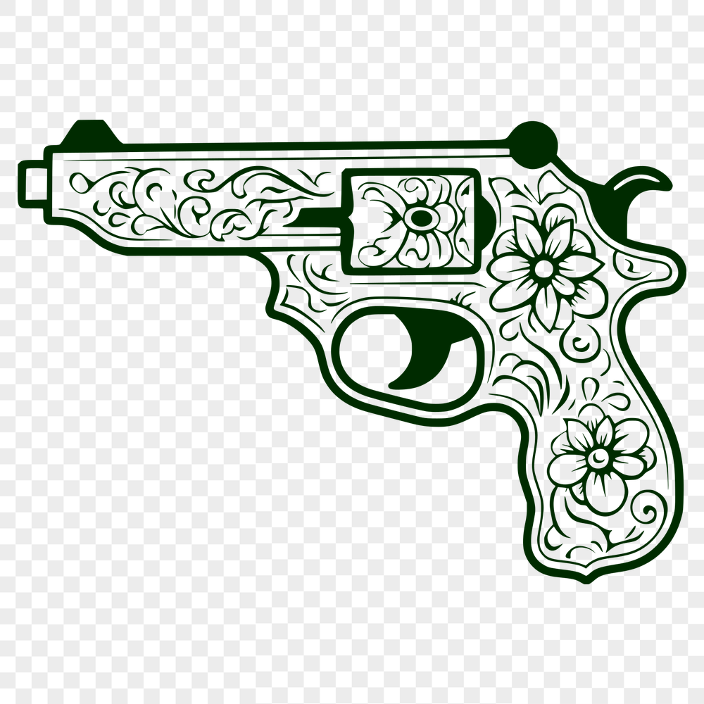 Pistol In PNG Format - Free Commercial Use License