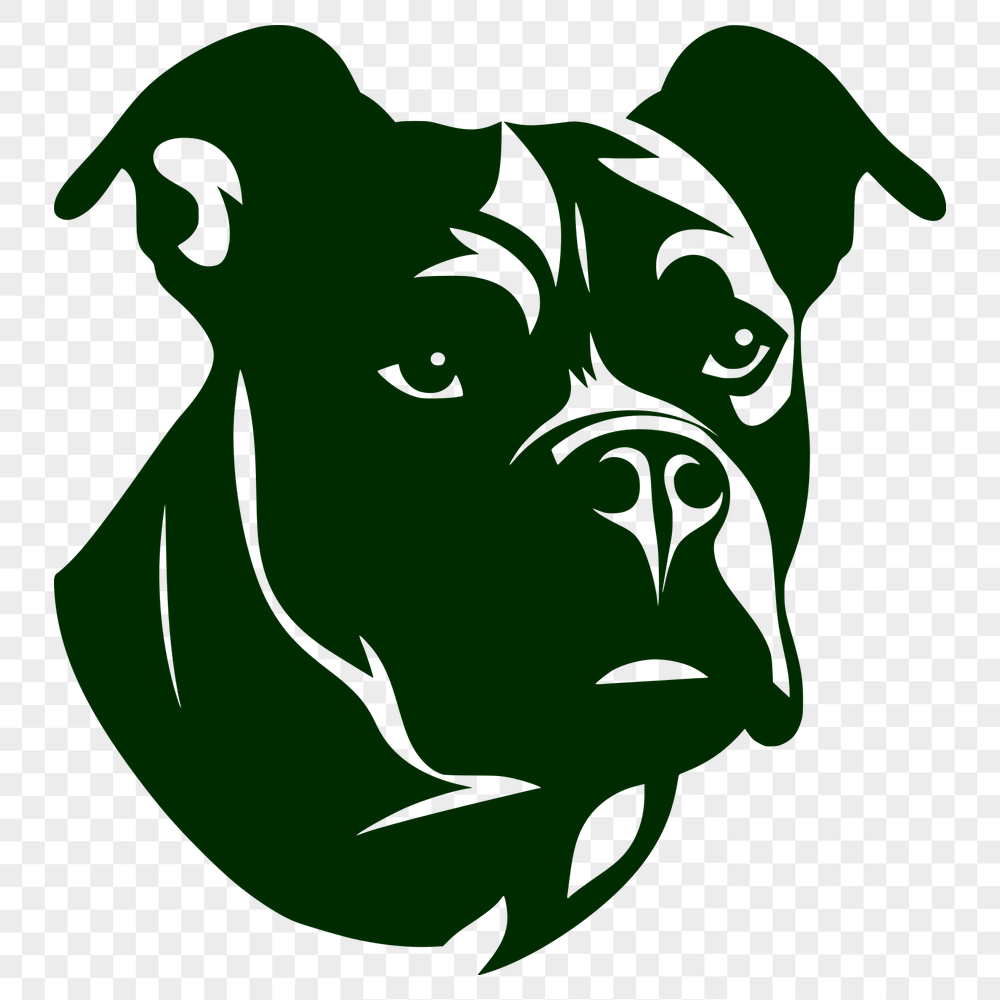 Free Artistic Pitbull Clipart