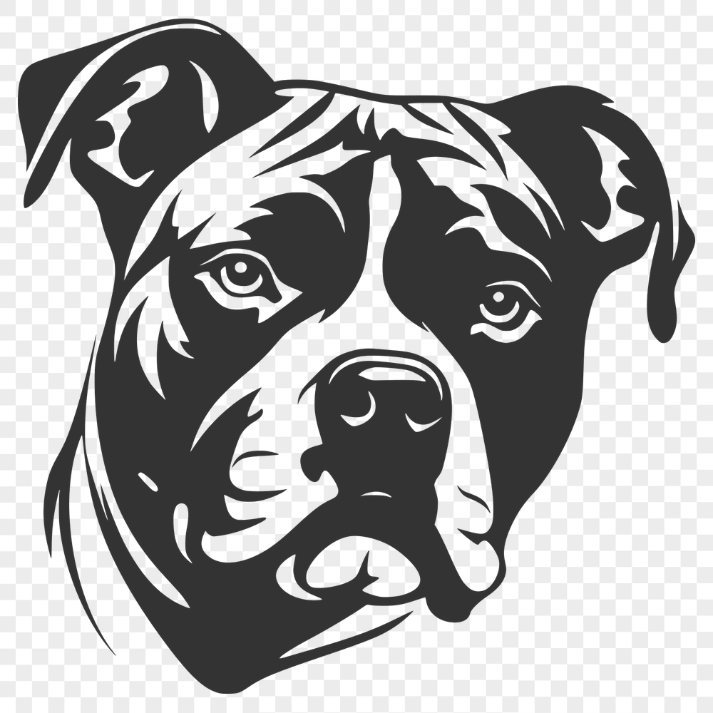 Free Creative Pitbull Drawing