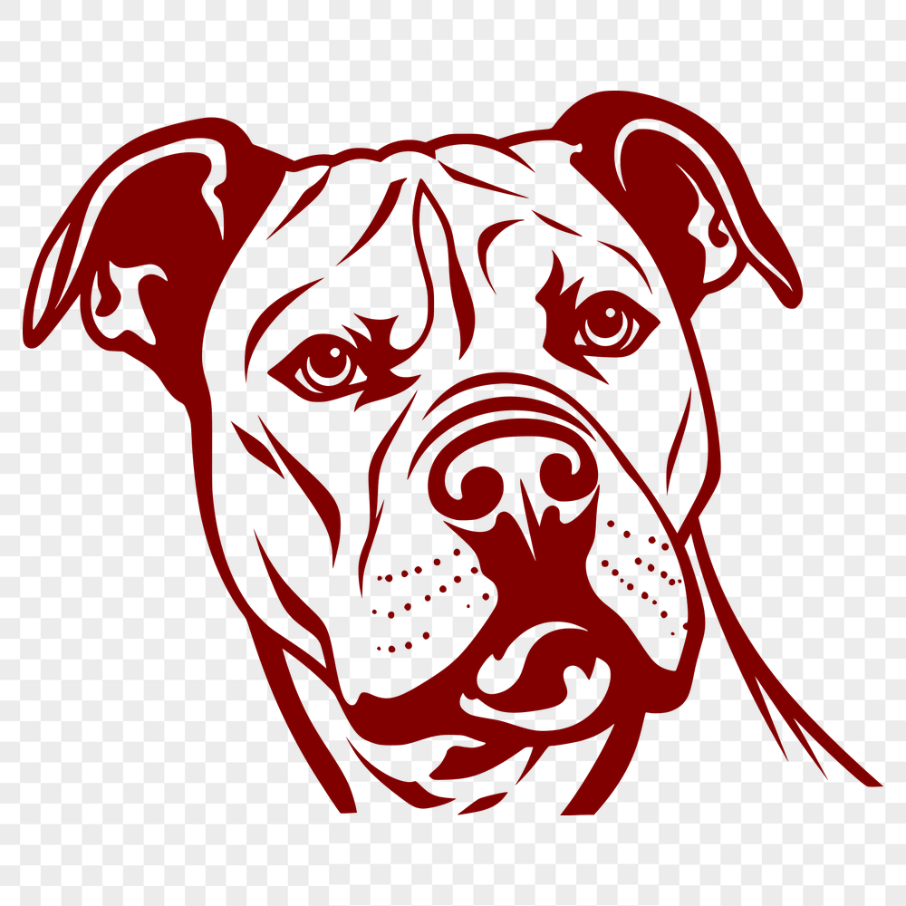 Unique Pitbull - For Glowforge Project