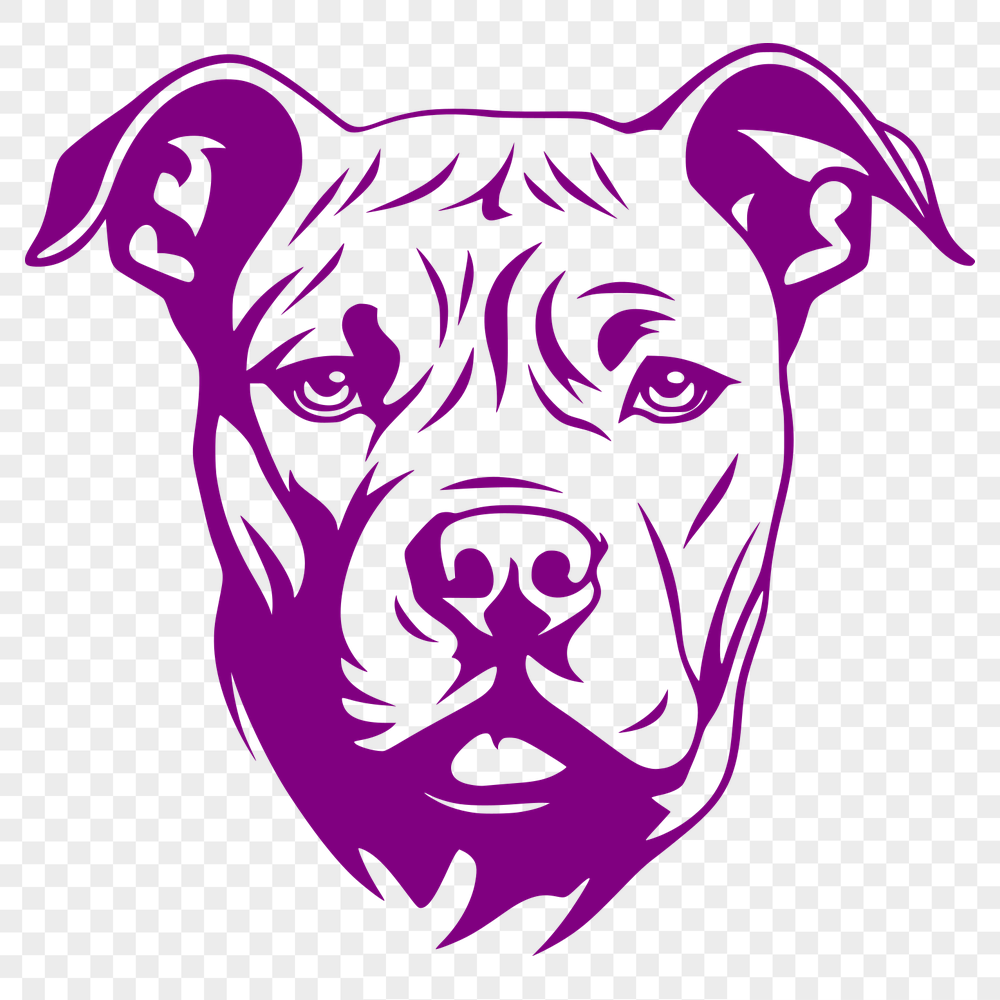 Stunning Pitbull SVG, PNG, PDF And DXF Files