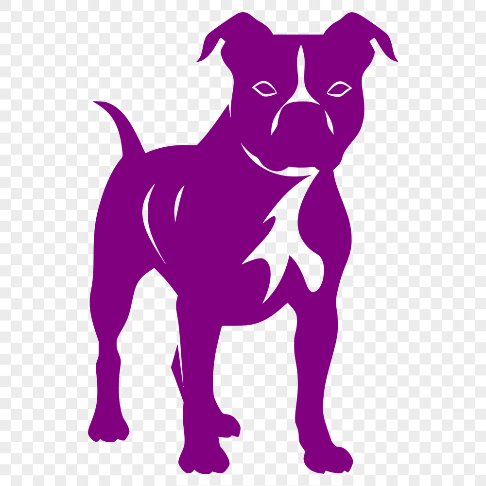 Free Standing Pitbull SVG