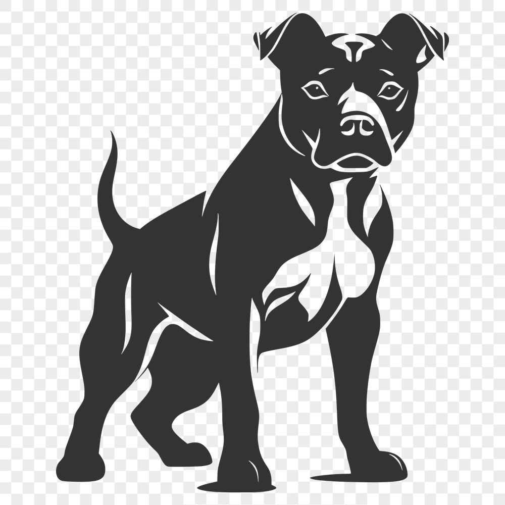 Free Stunning Pitbull Digital Artwork