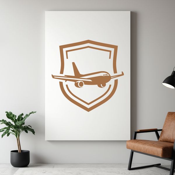 An SVG graphic representation of an airplane silhouette.