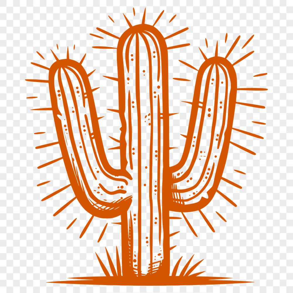 Free Creative Cactus Template