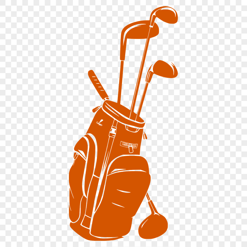 Golf Bag SVG, PNG, PDF And DXF Files