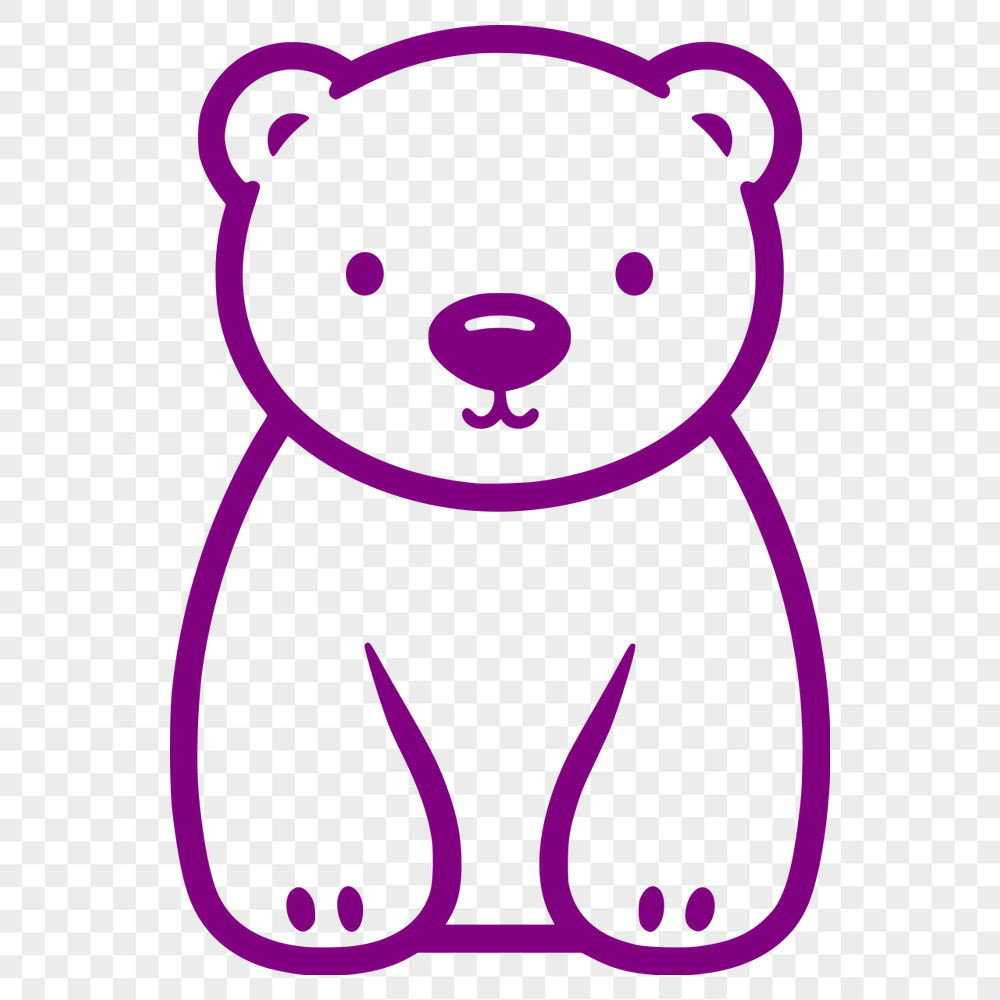 Unique Polar Bear SVG, PNG, PDF And DXF Files