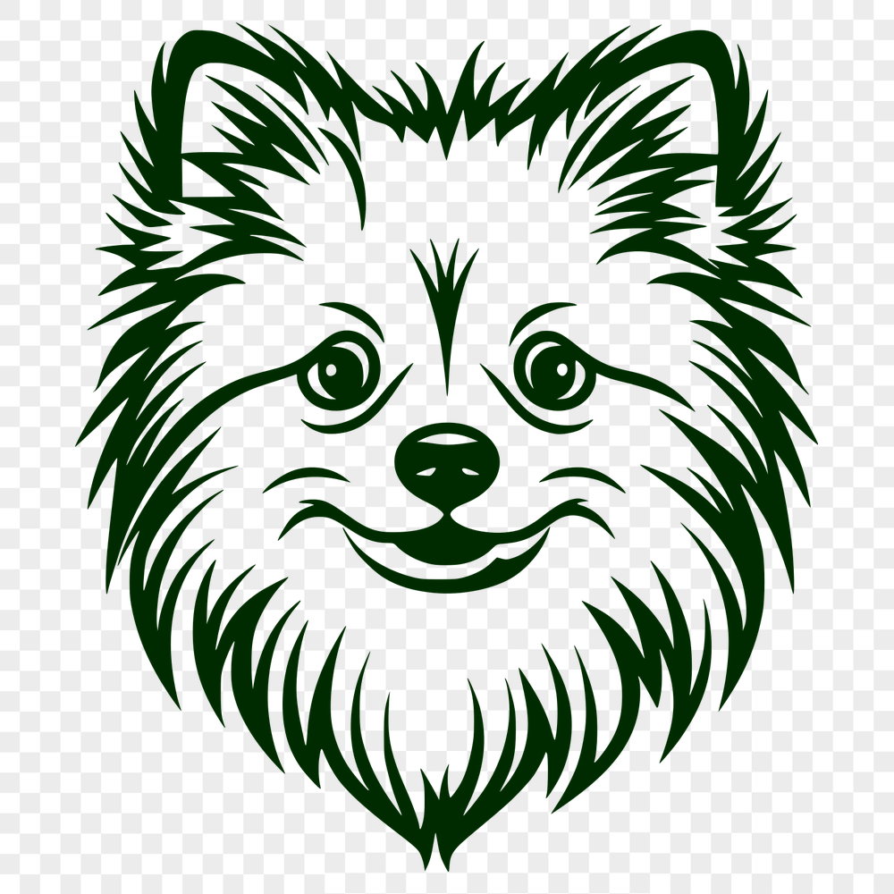 Beautiful Pomeranian - For Cricut Project