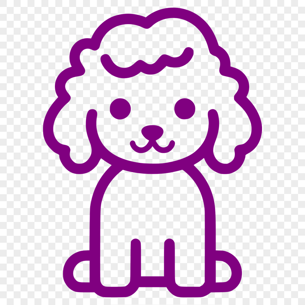 Free Beautiful Poodle Clipart