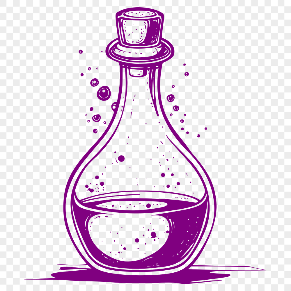 Free Beautiful Potion Bottle Digital Art