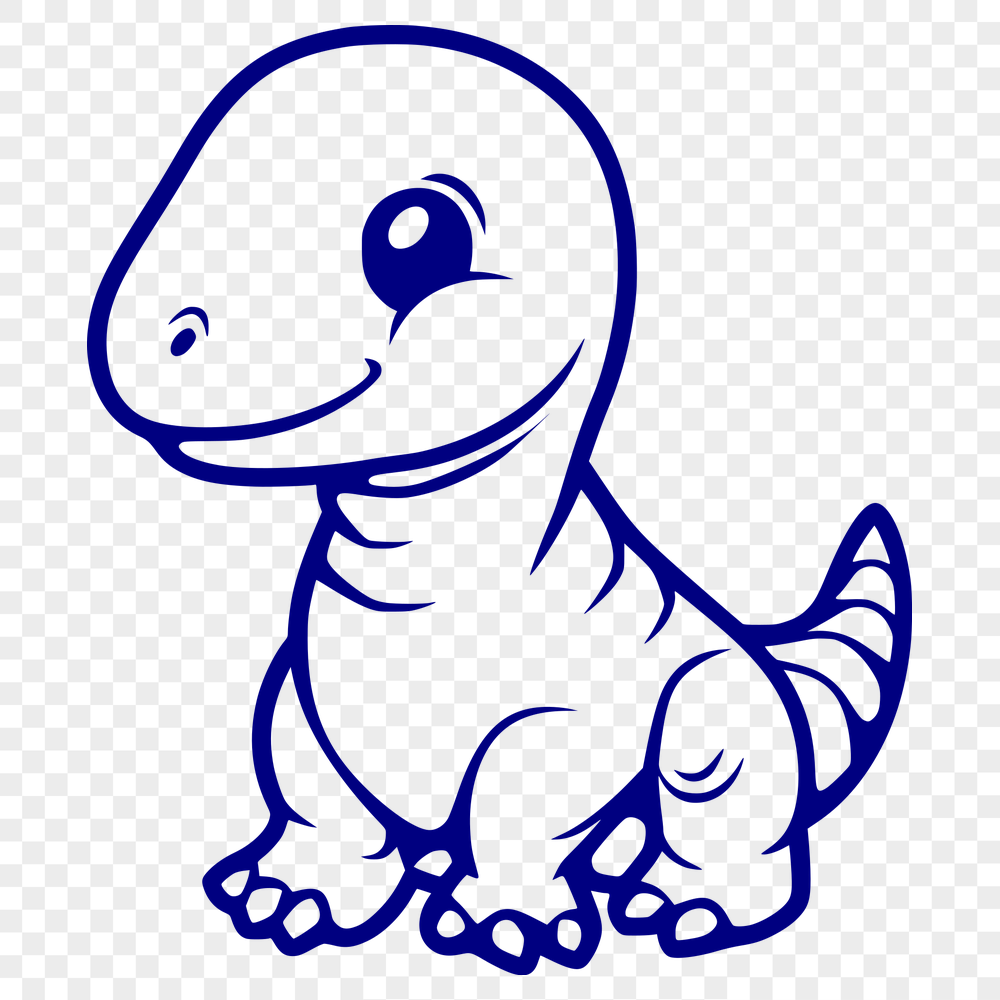 Free Cute Dinosaur Digital Art