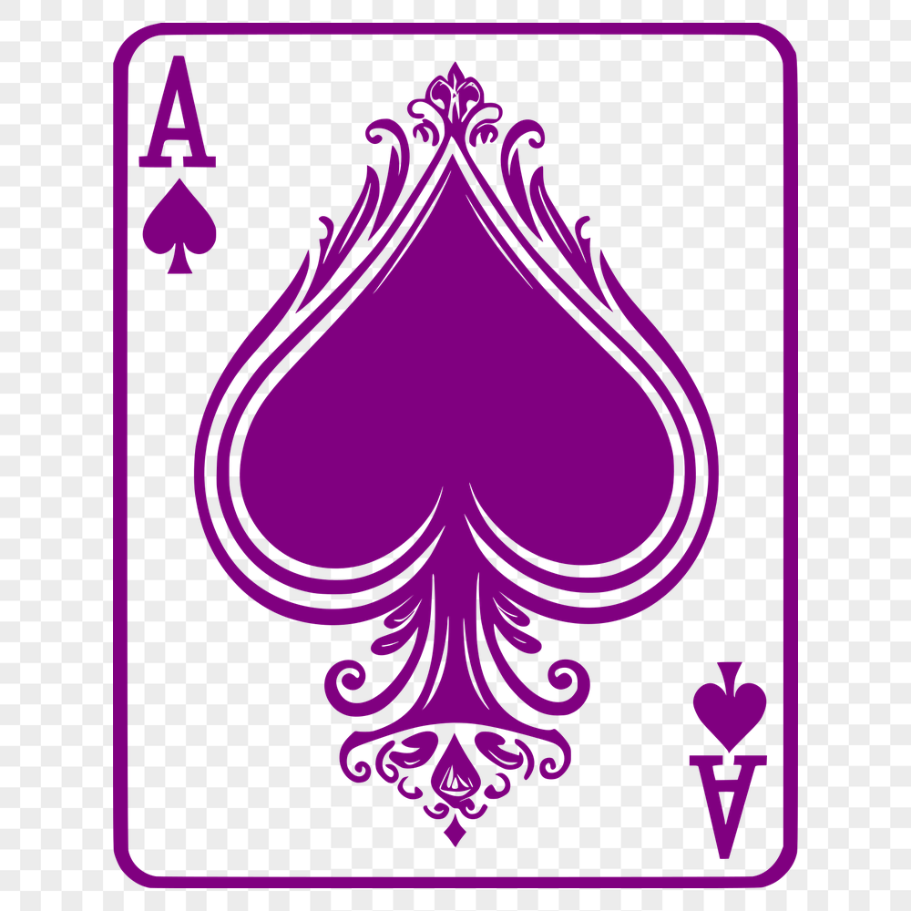 Free Creative Ace Of Spades - Free DXF Download, Commercial Use