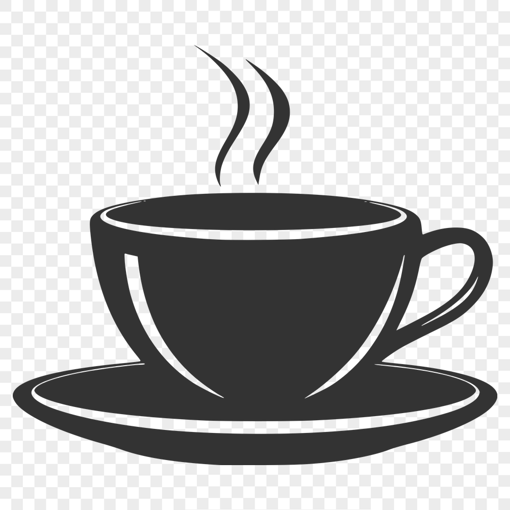 Unique Coffee Cup Digital Art In SVG For Free Download