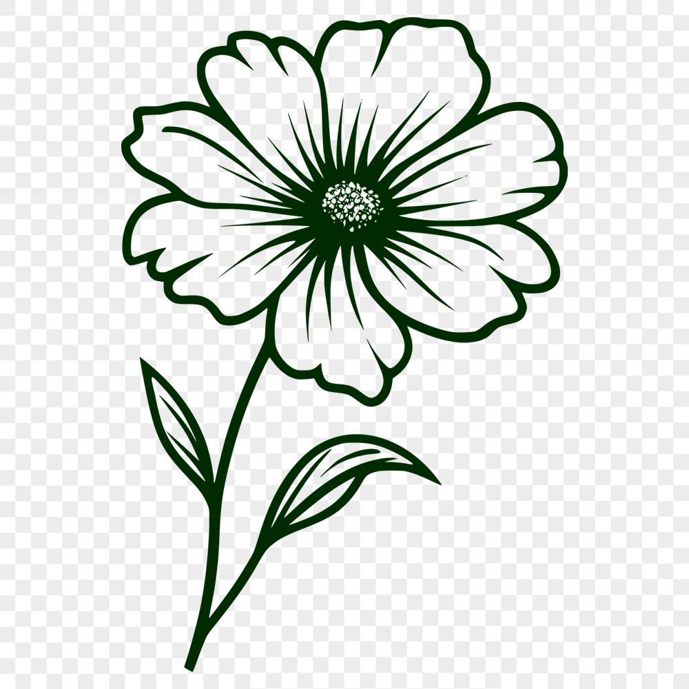 Artistic Flower - SVG For Commercial Use