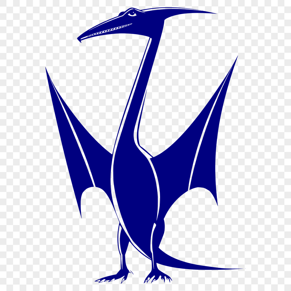 Unique Pteranodon Stencil