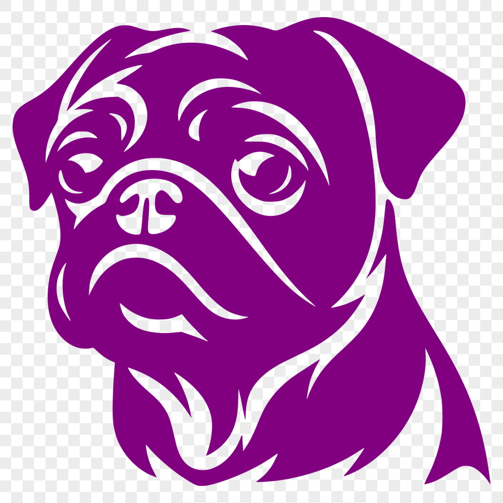 Stunning Pug - For Sublimation Project