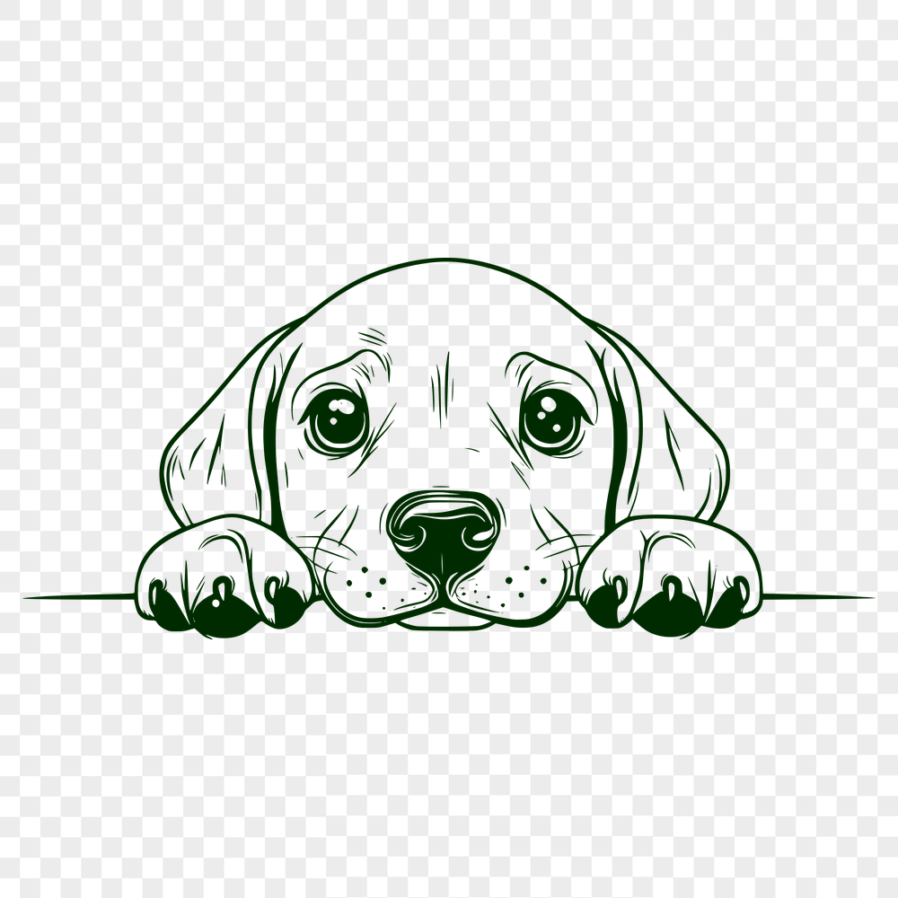 Stunning Puppy Illustration - Free PDF