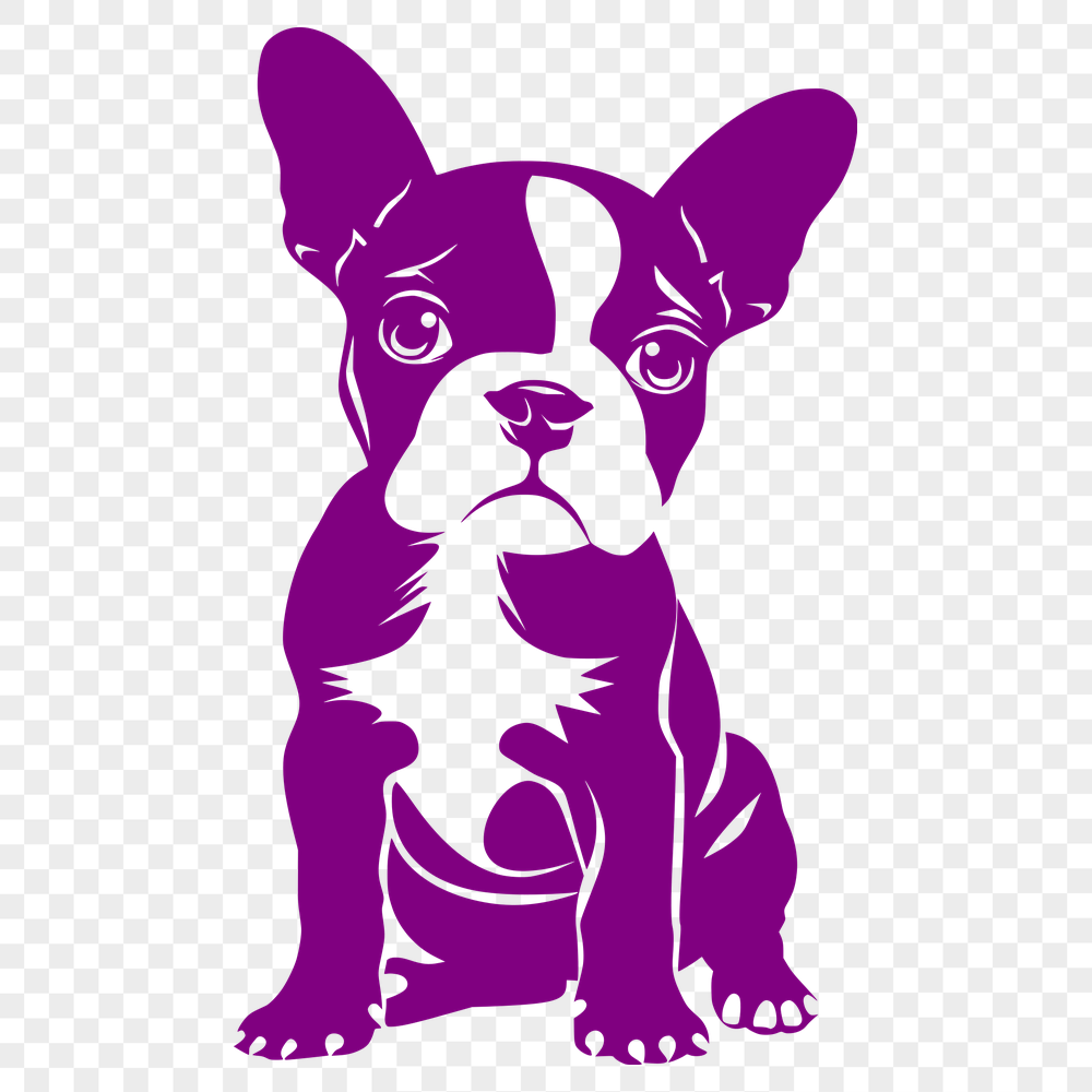 Free Beautiful Dog Vector Drawing