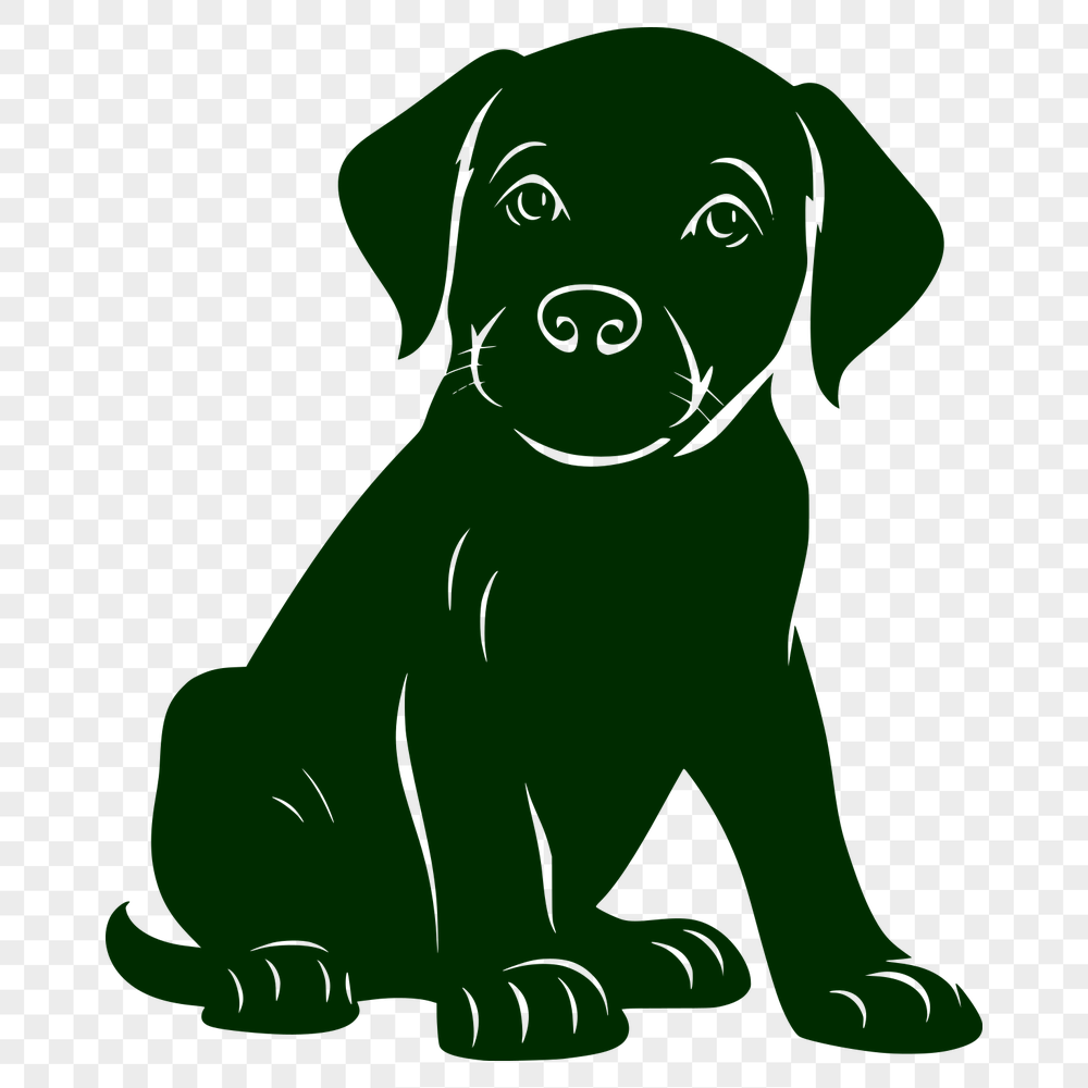 Free Artistic Puppy Vector Art