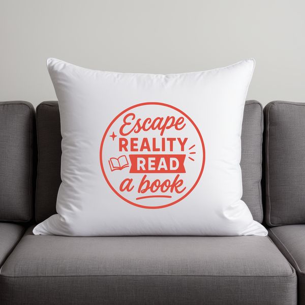 A stylized illustration of someone reading a book with inspirational quotes.