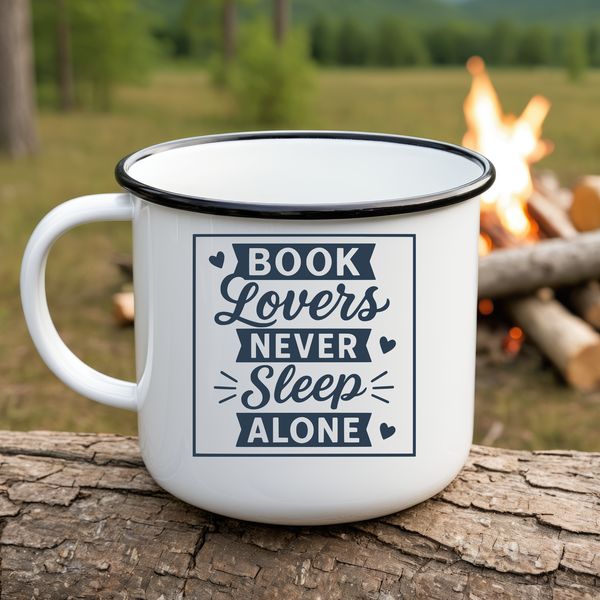 An illustration of a person reading from a book with inspirational quotes.