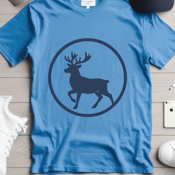 Reindeer animal silhouette in vector format for commercial or personal use, suitable for cutting machines like Cricut.