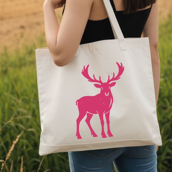 Antlered mammal with fur and hooves, symbolizing Christmas season.