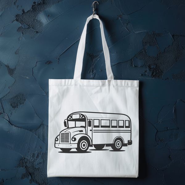 Free Vector Art for Educational Use Illustration of a school bus in vector format suitable for educational materials.