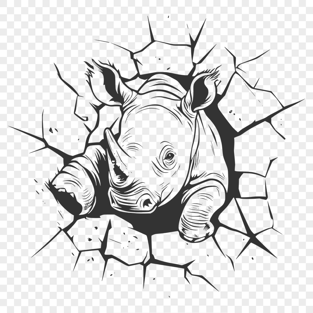 Stunning Rhino PDF - For Laser Engraver Project