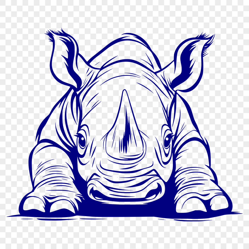 Unique Rhino Stencil PDF - Free Download