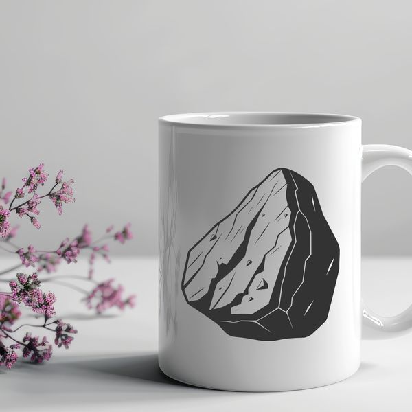Vector Rock Design A geode-inspired rock design in vector format.