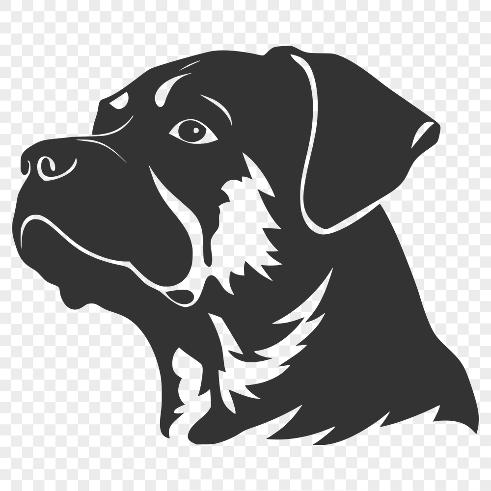 Free Free Rottweiler Vector Illustration