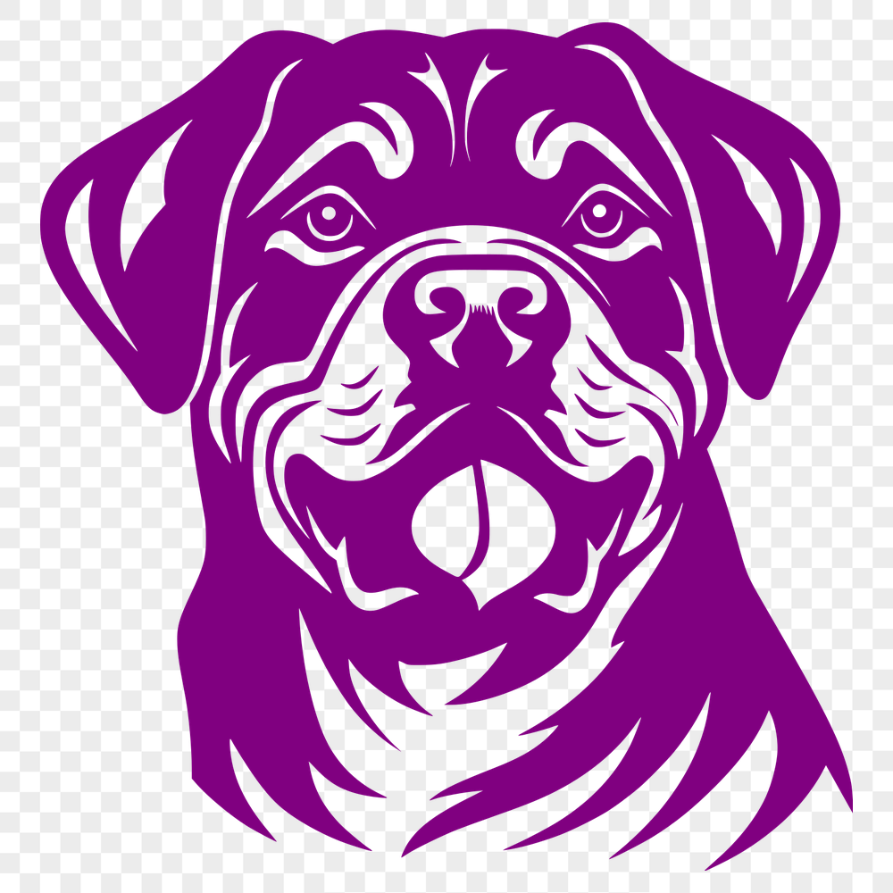 Stunning Rottweiler SVG, PNG, PDF And DXF Files