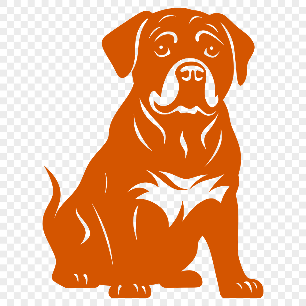 Sitting Rottweiler PNG