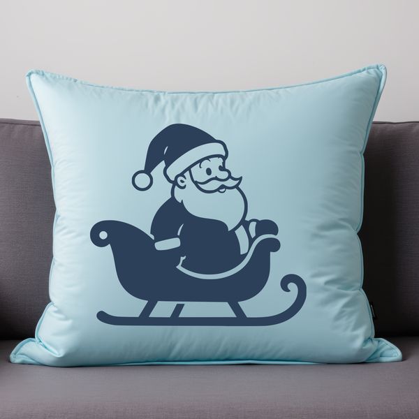 Image of Father Christmas in a festive holiday outfit, suitable for vector art projects and commercial use.