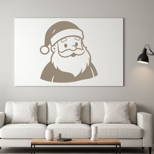 SVG illustration of Santa Claus in winter attire.