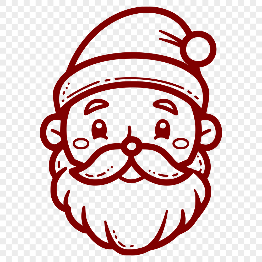 Stunning Santa Claus In SVG & DXF