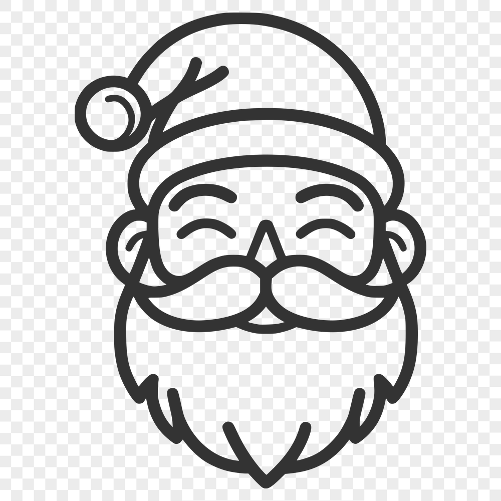 Artistic Santa In PDF