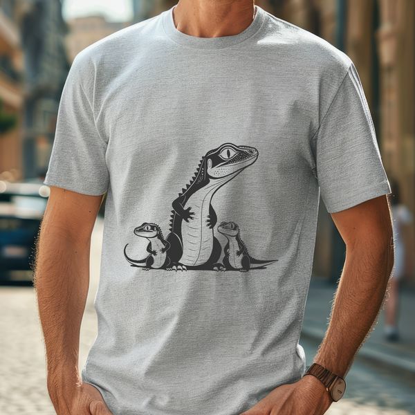 A digital illustration of a reptile animal in vector format.