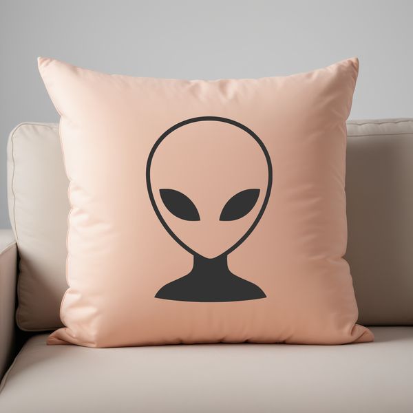 Illustrative representation of a sci-fi alien in a vector format, suitable for commercial or personal use.