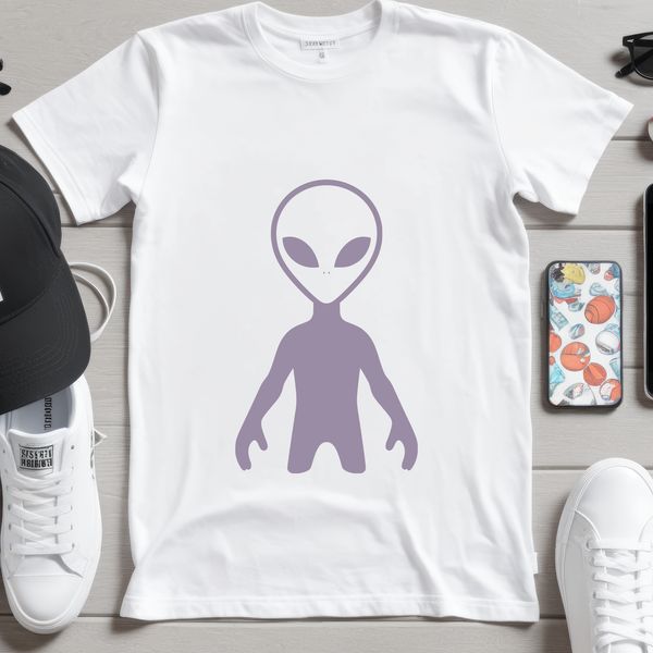 A futuristic extraterrestrial creature in a bold, stylized design.