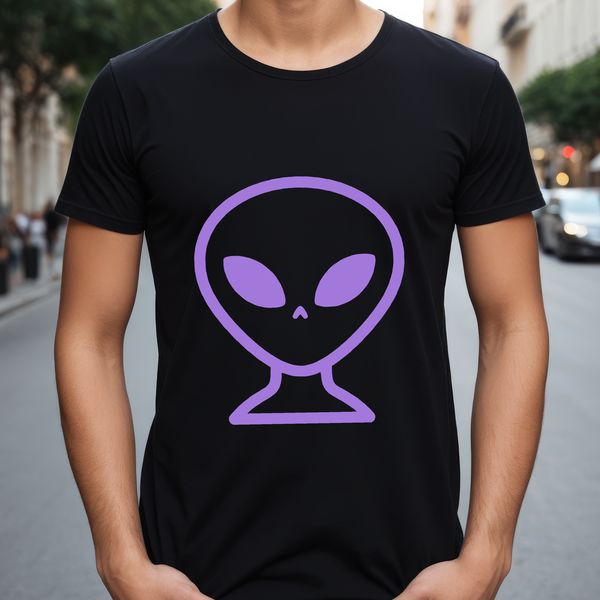Alien creature illustration in vector format.