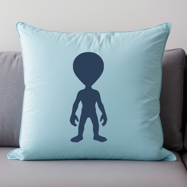 A simple sci-fi alien illustration in vector format.