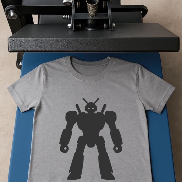 A futuristic robot design in vector format, suitable for commercial or personal use.