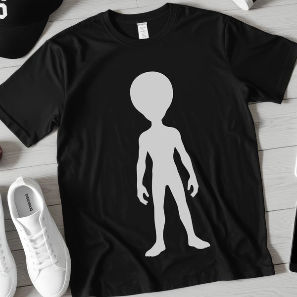 An extraterrestrial being in a sci-fi style illustration.