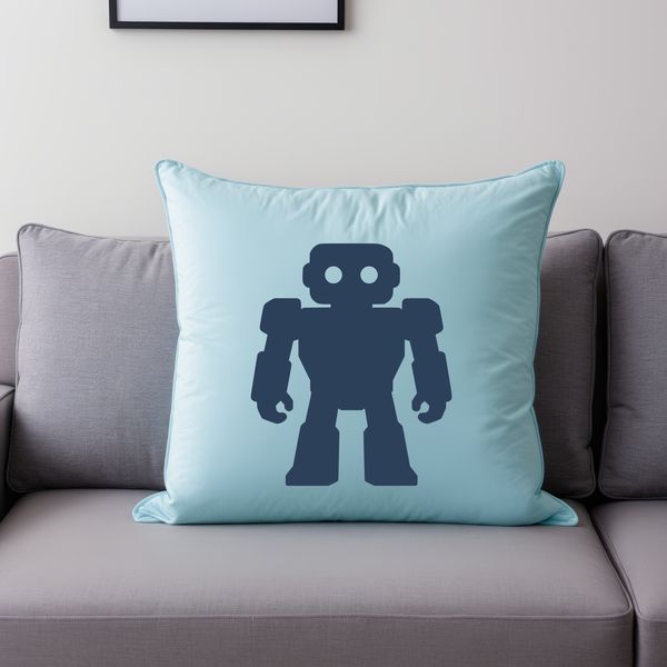 A futuristic robotic figure designed for vector art, suitable for commercial and personal use.